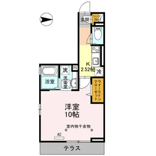 メゾン グラシアン【1階】の間取り