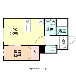 セラヴィ【107号室】の間取り
