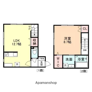 エクセル新宿【D-1号室】の間取り