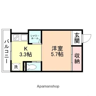 フィオーレ【203号室】の間取り