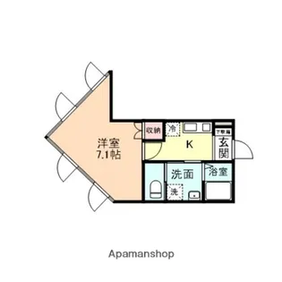 レジデンスミカ【302号室】の間取り