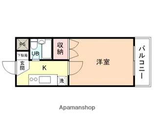 パープルハイム【2階】の間取り