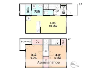 LE LAC A棟【1階】の間取り