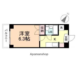 アシスト第3マンション【3階】の間取り