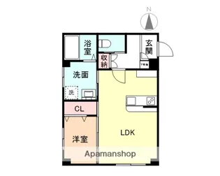 ROYAL GARDEN【202号室】の間取り