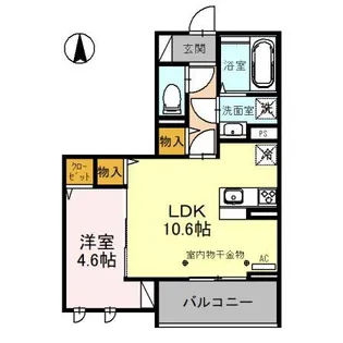 ドエル23【3階】の間取り