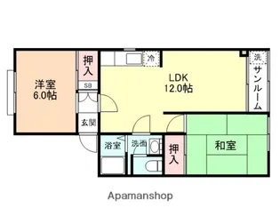セジュール蓮町 B棟【2階】の間取り