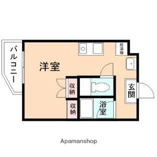 ベンベデール Ⅱ【218号室】の間取り