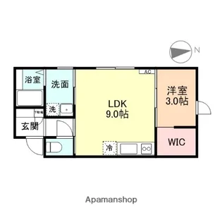 LUCE【203号室】の間取り