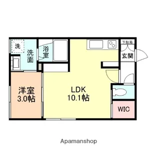 INTEGRAL TIERRAⅡ【101号室】の間取り