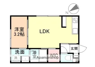 インテグラルイースト富山B棟【1階】の間取り