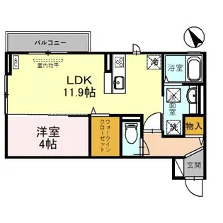 AR環水(アクアレイディアント)【1階】の間取り