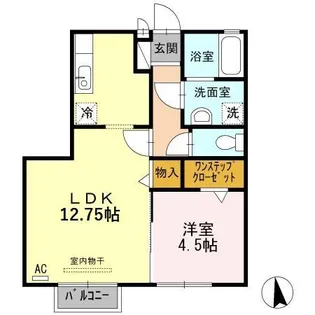 リシェス・オカザキⅣ【2階】の間取り