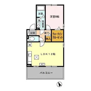 パークコート A【1階】の間取り
