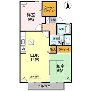 ヴィルヌーブ経堂 B棟【1階】の間取り