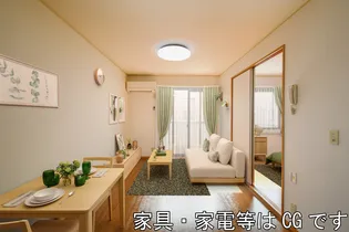 ラ・ベルフォンテーヌ A【2階】の居間