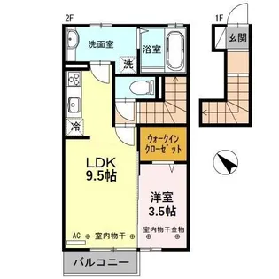 コージーハウス【2階】の間取り