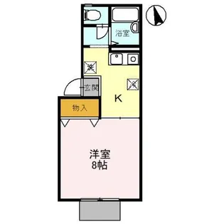 コーポナガハラ【1階】の間取り