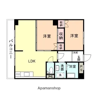 飯山ビル【402号室】の間取り
