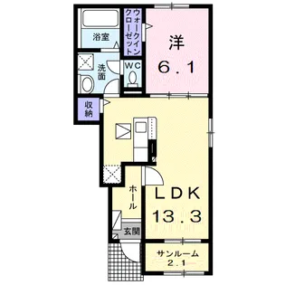 Iネット11A【1階】の間取り