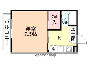 グリーンハイツ堀【2階】の間取り