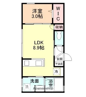 INTEGRAL RIO【206号室】の間取り
