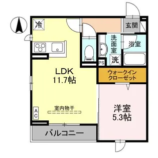 DーGRANDE常盤町【2階】の間取り