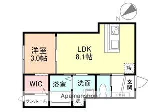 FELICE久方Ⅰ【2階】の間取り