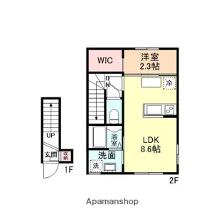 グレースセゾン【2階】の間取り