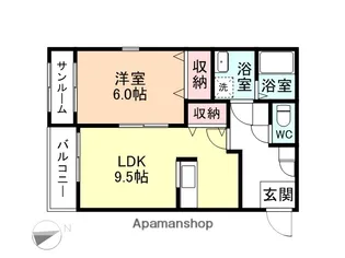 ドリーム10【1階】の間取り