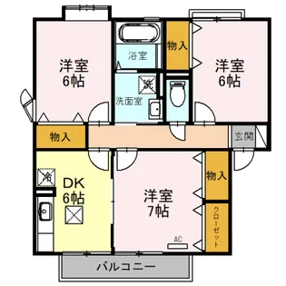アザレアパーク L【1階】の間取り