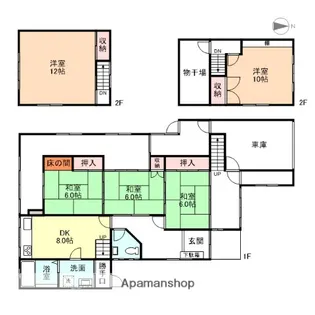 富山県中新川郡上市町荒田【一戸建】の間取り
