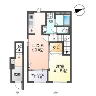 ノールハイム【2階】の間取り
