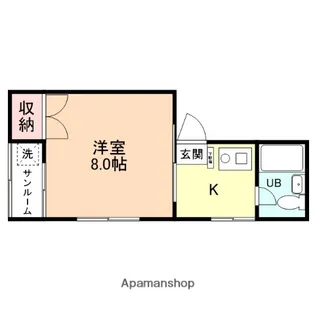 コートイング【101号室】の間取り