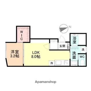 富山県富山市牛島本町2丁目【アパート】の間取り