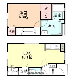 グランフォレ【1階】の間取り