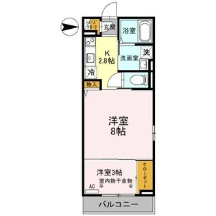 メゾン グラシアン【2階】の間取り