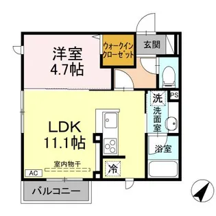 DーGRANDE下轡田 W【2階】の間取り