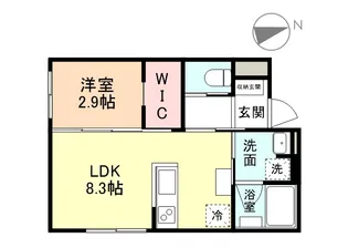 STANDARD1【203号室】の間取り