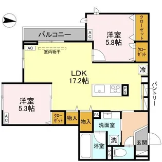 ドエル25【2階】の間取り