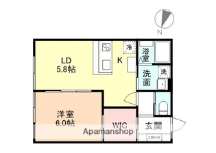 ROYAL MINT【103号室】の間取り