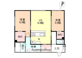 ROYAL MINT【105号室】の間取り