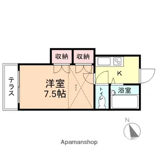 カーサアテナ【203号室】の間取り
