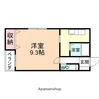 ミルフィーユ【105号室】の間取り