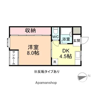 セレナ【207号室】の間取り