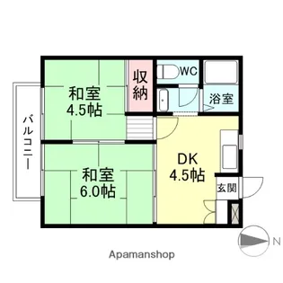 サントピア望【1階】の間取り