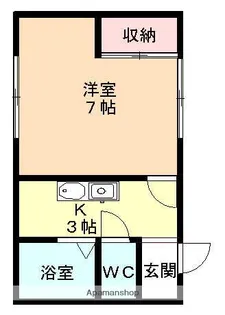 グランドハイツ本郷【2階】の間取り