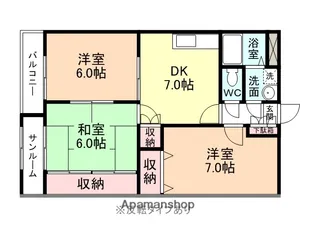ジャクソンハイム【103号室】の間取り