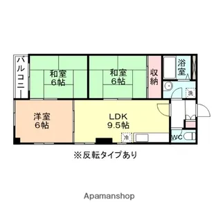 アクトピアTOYAMA【2階】の間取り