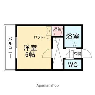 パレス大泉【104号室】の間取り